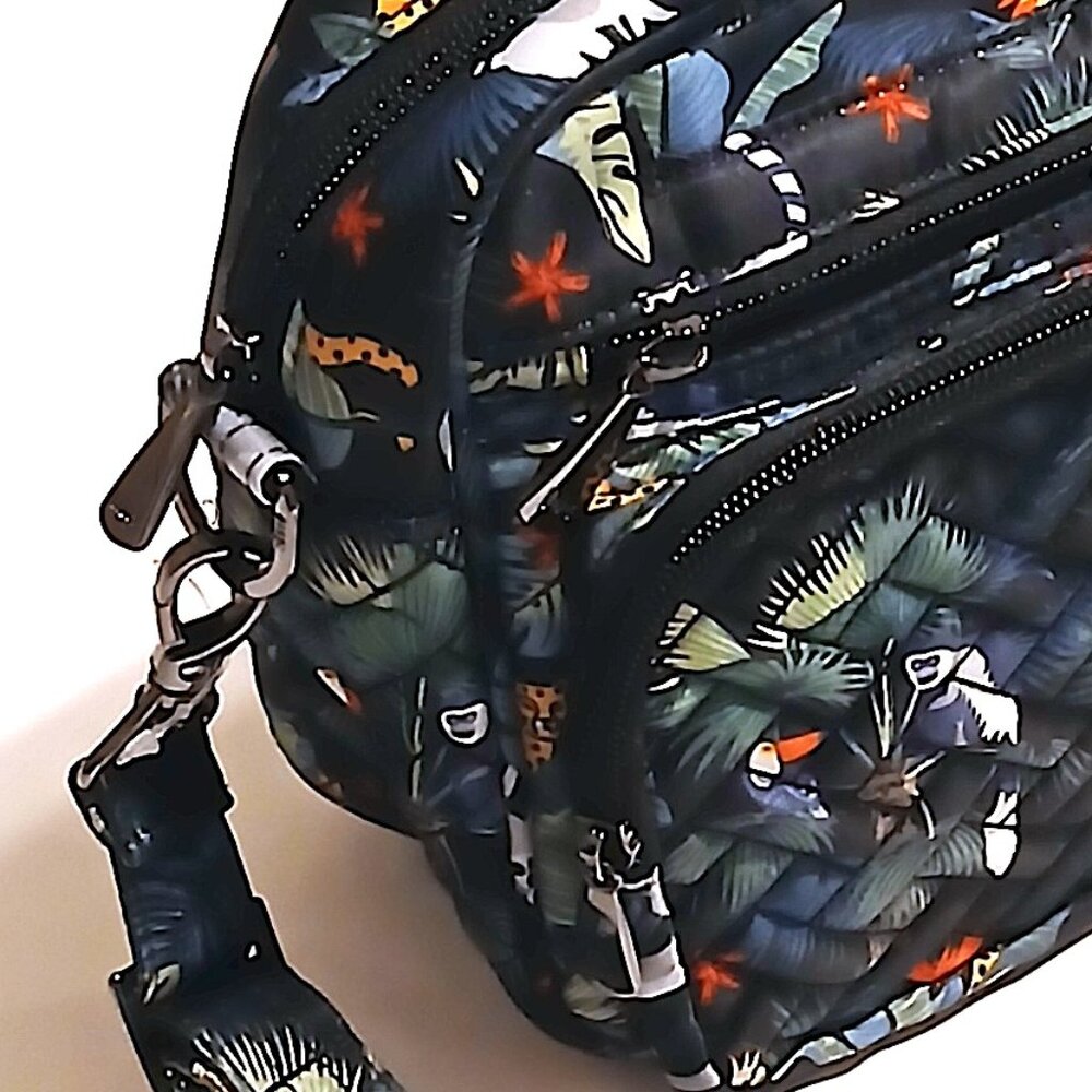 Lug Carousel XL Crossbody Bag – Wildlife Black – RFID, Water Resistant - Picture 7 of 16